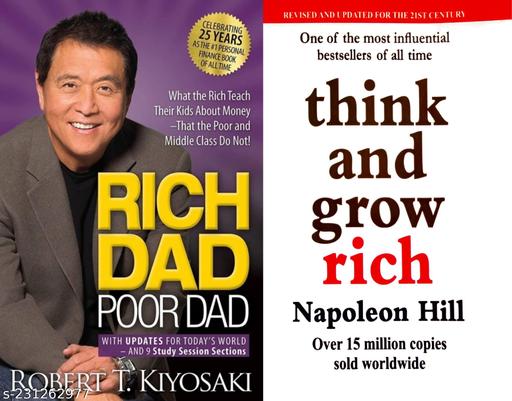 2 book set Rich dad poor dad + Think And Grow Rich