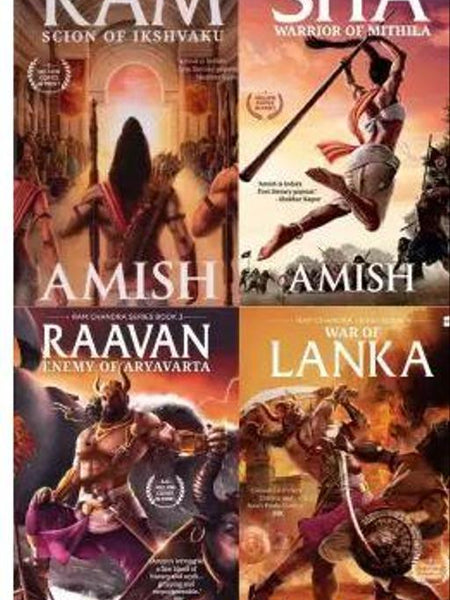 Amish 4 Book set ( ram, Sita , ravan , Lanka )