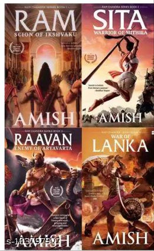 Amish 4 Book set ( ram, Sita , ravan , Lanka )