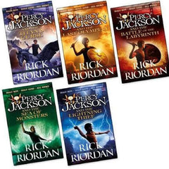 Percy Jackson Complete Series 5 Books By Rick Riordan