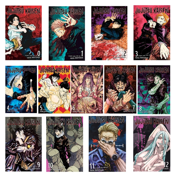 Jujutsu Kaisen English Version Vol.0-12 Comic Set