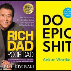 2 book set Rich Dad Poor Dad + Do Epic Shit