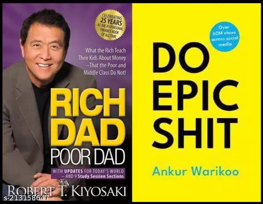 2 book set Rich Dad Poor Dad + Do Epic Shit