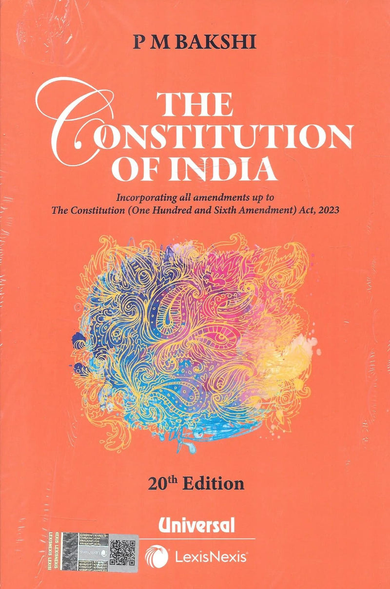 The Constitution Of India By Pm Bakshi