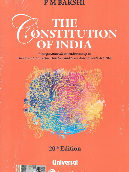The Constitution Of India By Pm Bakshi