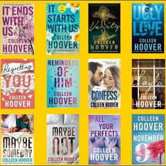 Colleen Hoover 12-Book Complete Set - A Journey Through Love, Heartbreak, and Unforgettable Stories