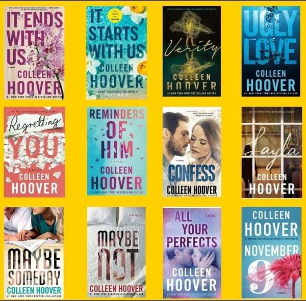 Colleen Hoover 12-Book Complete Set - A Journey Through Love, Heartbreak, and Unforgettable Stories