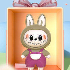 Labubu Pendant Trendy Play Rotating Face Changing Decompression Toys Keychains