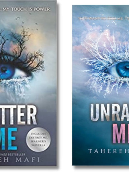 2 book set Shatter Me + Unravel Me