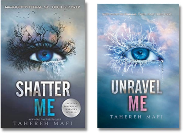 2 book set Shatter Me + Unravel Me