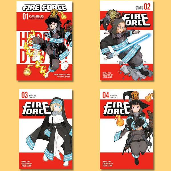 fire force 4 book combo vol 1 to 4