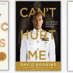 3 book combo Can't hurt me , Deep Work and Atomic Habits