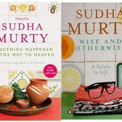 2 Book Set Collection Something Happened on the Way to Heaven + Wise and Otherwise