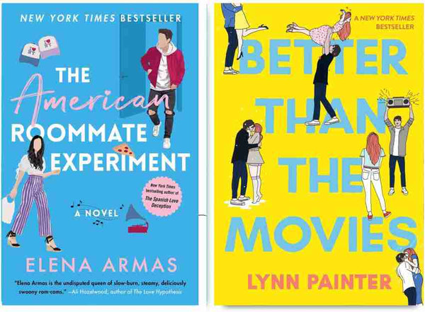 2 book set The American Roommate Experiment + Better Than the Movies