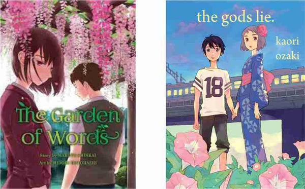 2 Book Set Collection The Gods Lie + The Garden of Words