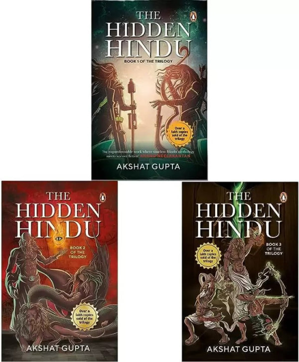 The Hidden Hindu by Akshat Gupta trilogy combo