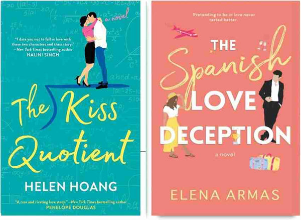 2 Book Set Collection The Kiss Quotient + The Spanish Love Deception